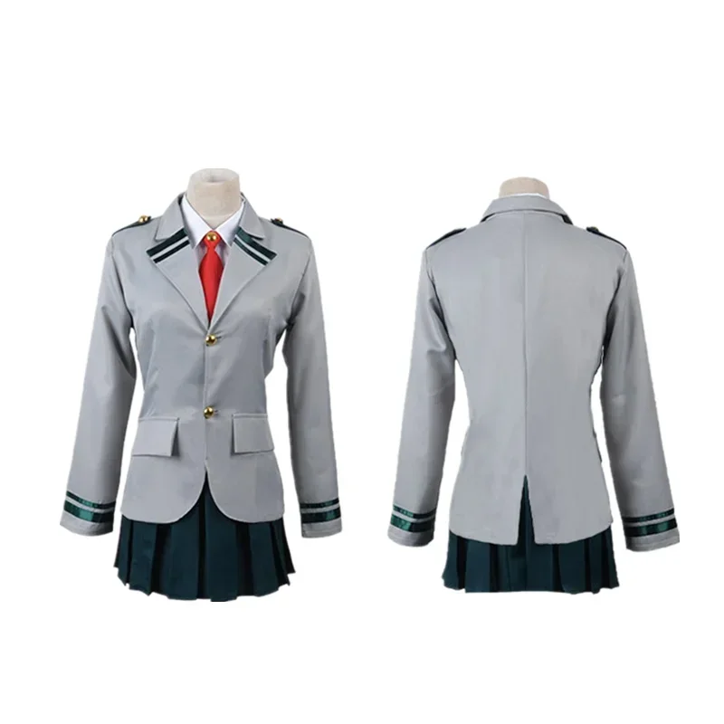 My Hero Academia OCHACO URARAKA Asui Tsuyu Cosplay Costume Wigs Boku no Hero Academia School Uniform