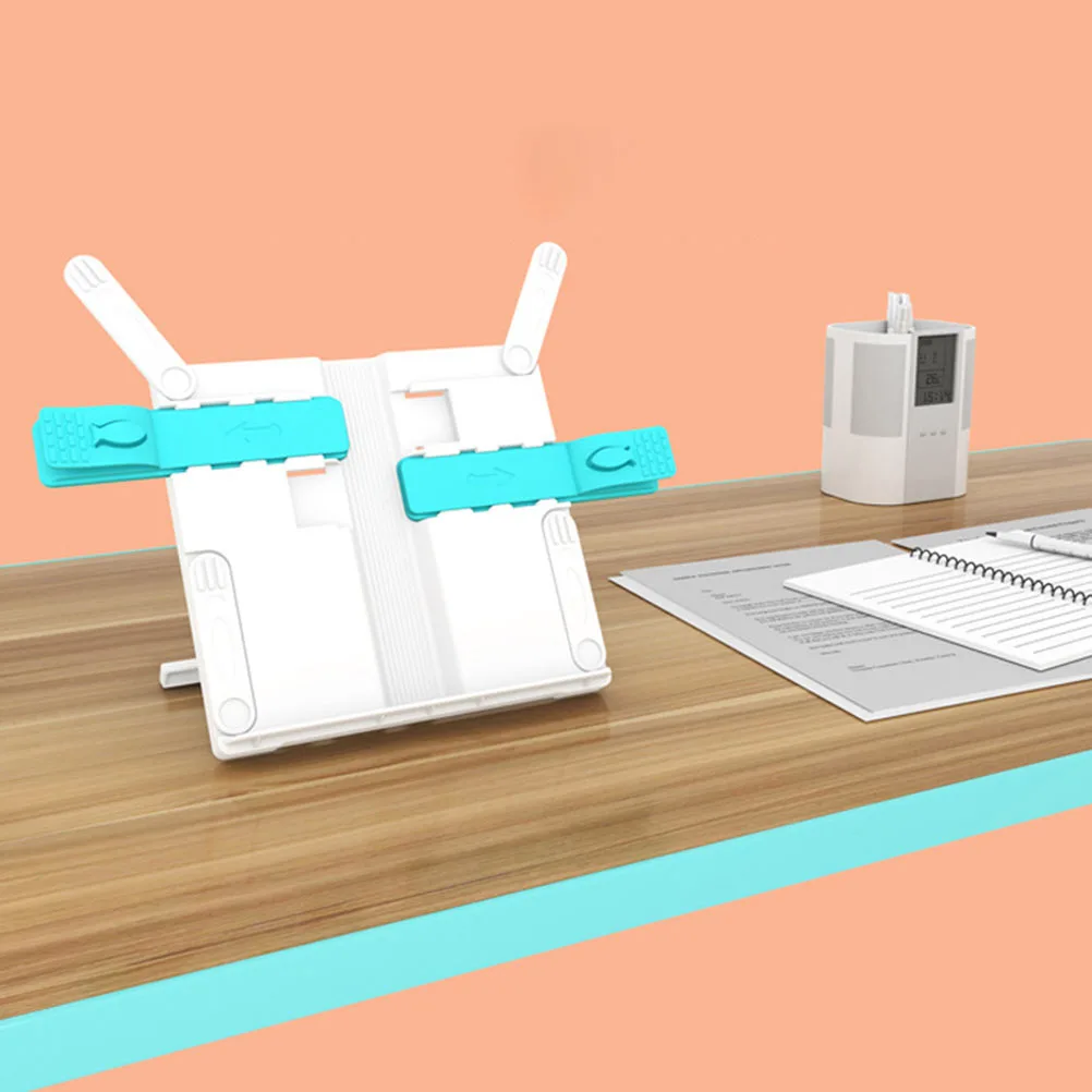 

Children Book Stand Foldable Adjustable Book Holder Practical Reading Rack for Study Desk Portable Reading Stand for Books