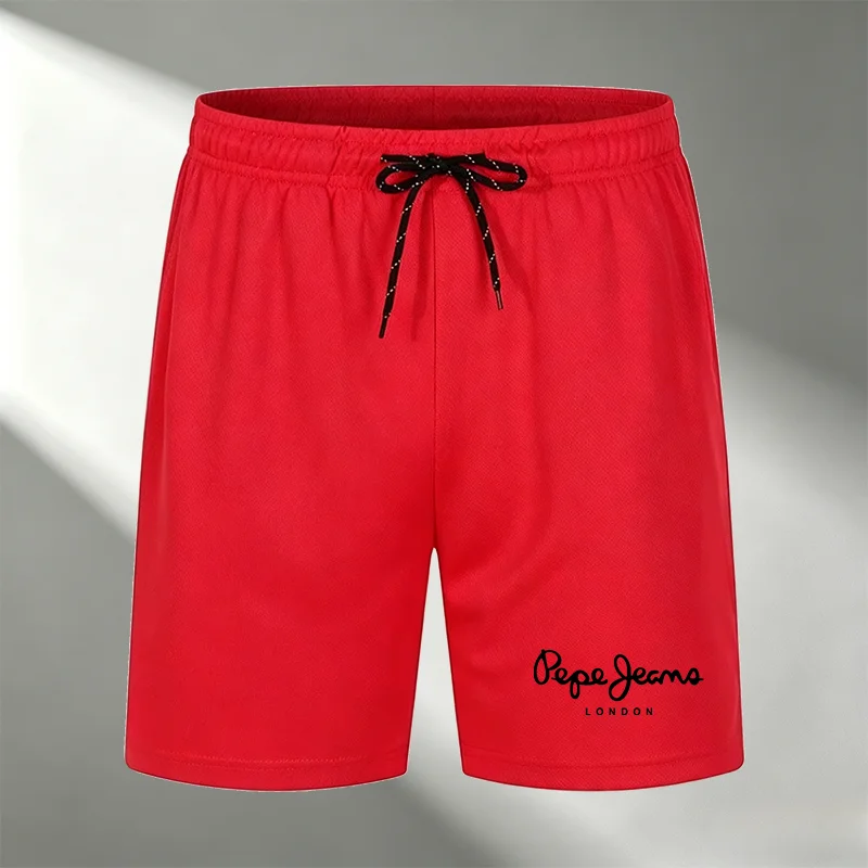 Summer men's hot selling mesh sports shorts are fashionable comfortable lightweight breathable fast drying fabric shorts