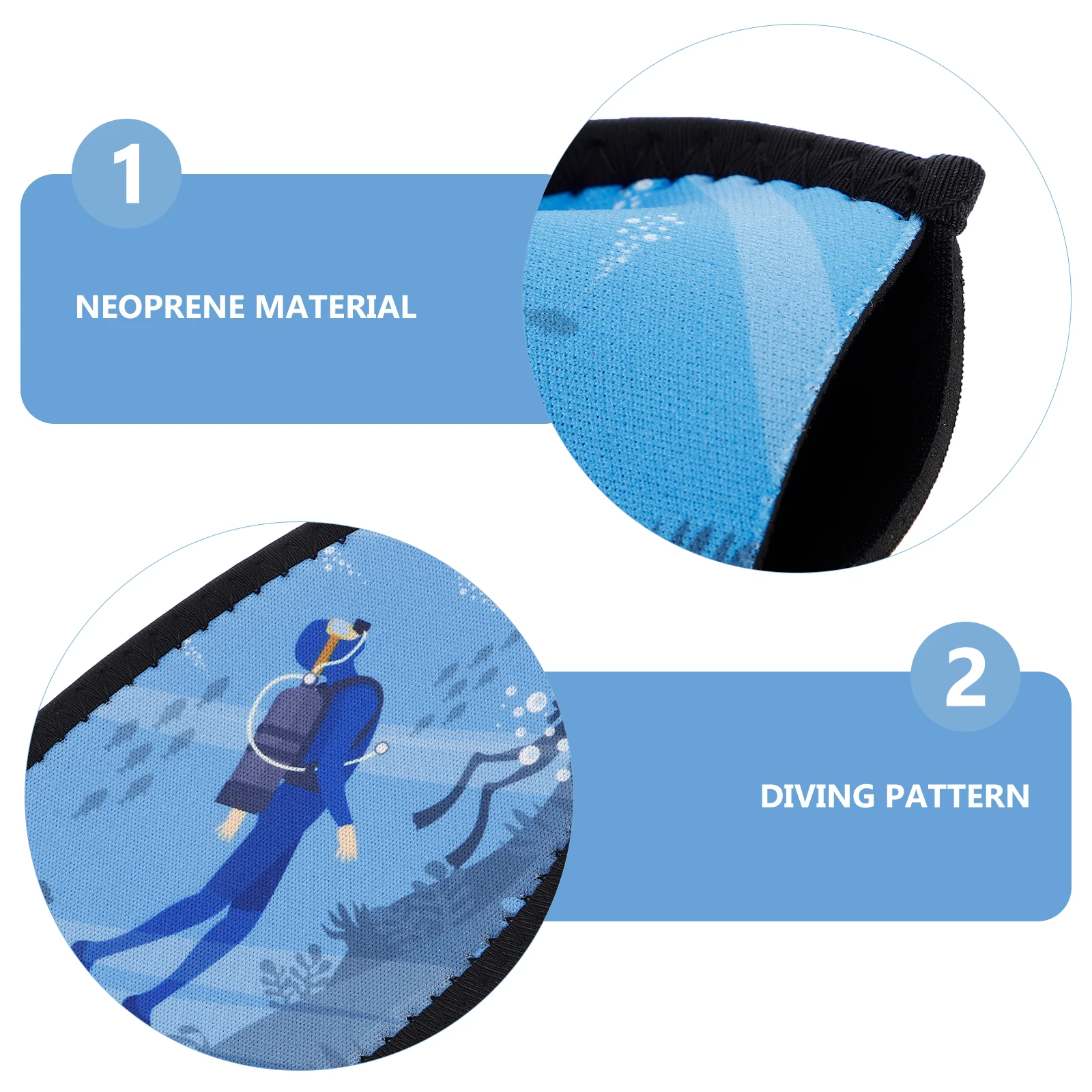 สายรัดหน้ากากดำน้ำ ผ้าคลุมแว่นตา สำหรับผู้ชาย ปรับได้ ทำจากนีโอพรีน สำหรับนักดำน้ำ
