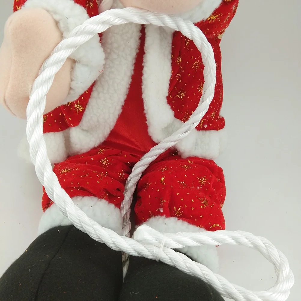 

30Cm Climbing Santa Claus Hanging Ornament Cloth Decor For Christmas Tree Window Door Xmas Decoration Home Party Wind