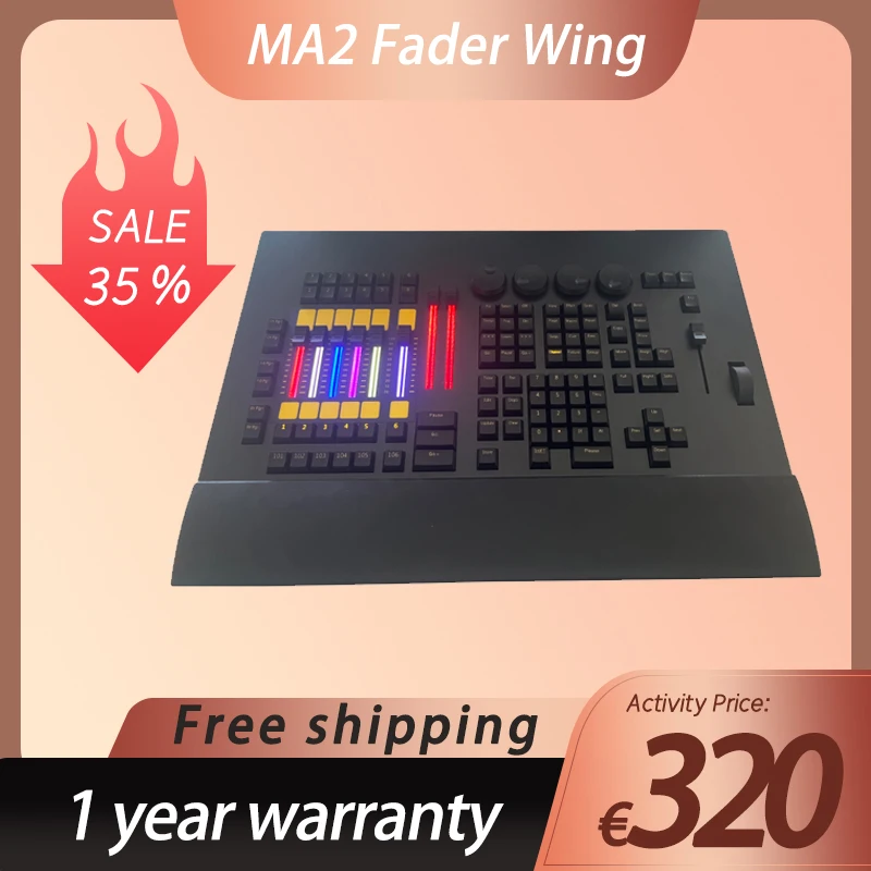 Professionelles DMX 512 Command Wing Bühnenlicht-Steuerungspanel für DJ Disco Moving Head LED Par Scheinwerfer