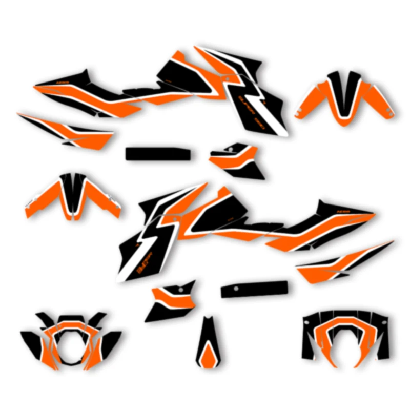 

SPACE Custom Motorcycle Graphics For KTM 2005-2016 SUPER DUKE 990 2007-2013 DUKE 990R Decal Stickers Kits 003