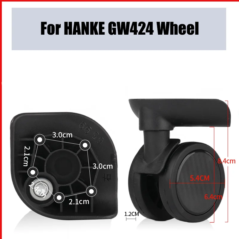 

Suitable for HANKE GW424 Trolley Case Wheel Wear-resistant Luggage Accessories Replacement Repair Roller Suitcase Pulley