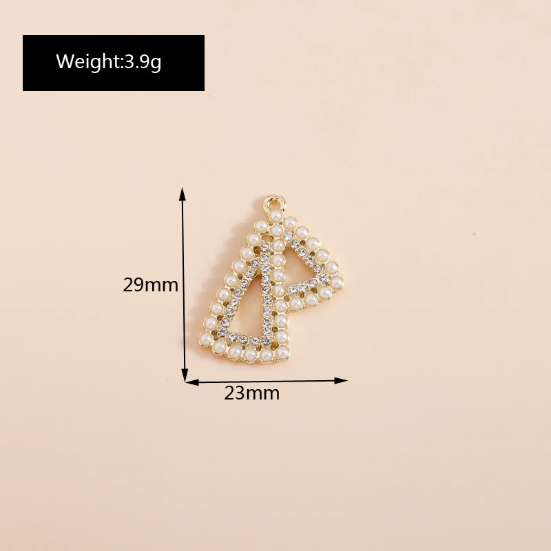 Leslie 4 stücke exquisite Kristall perle runde Hase Schmetterling Bowknot Charms für Ohrringe Halskette Armband DIY Schmuck Zubehör – Detail 13