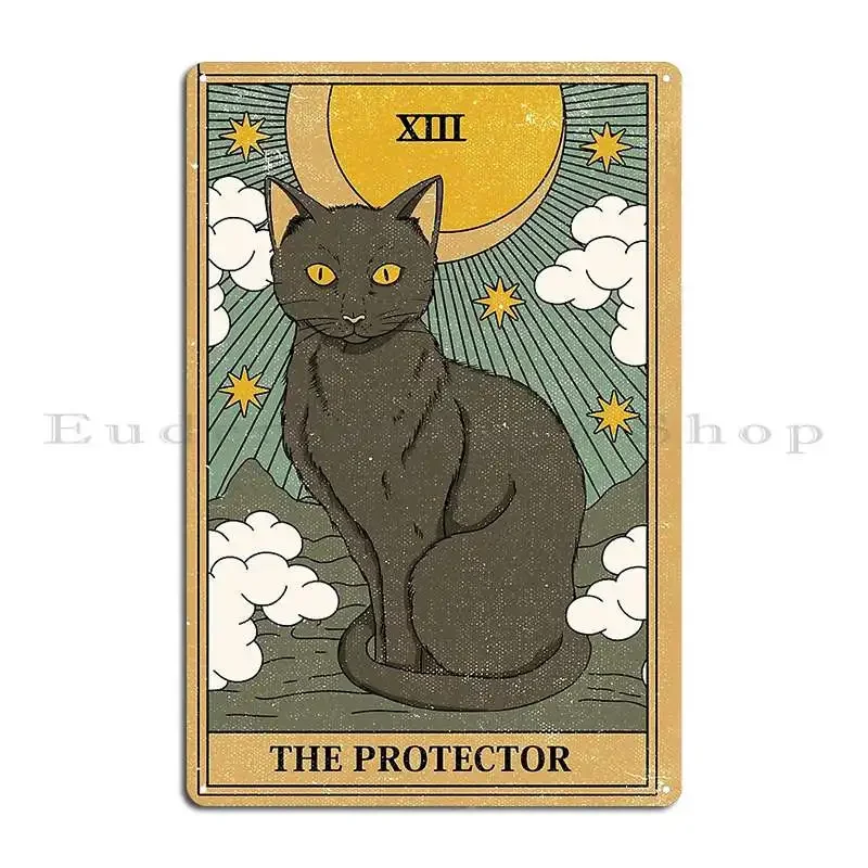 The Protector Metal Sign Printing Create Garage Mural Design Tin Sign Poster