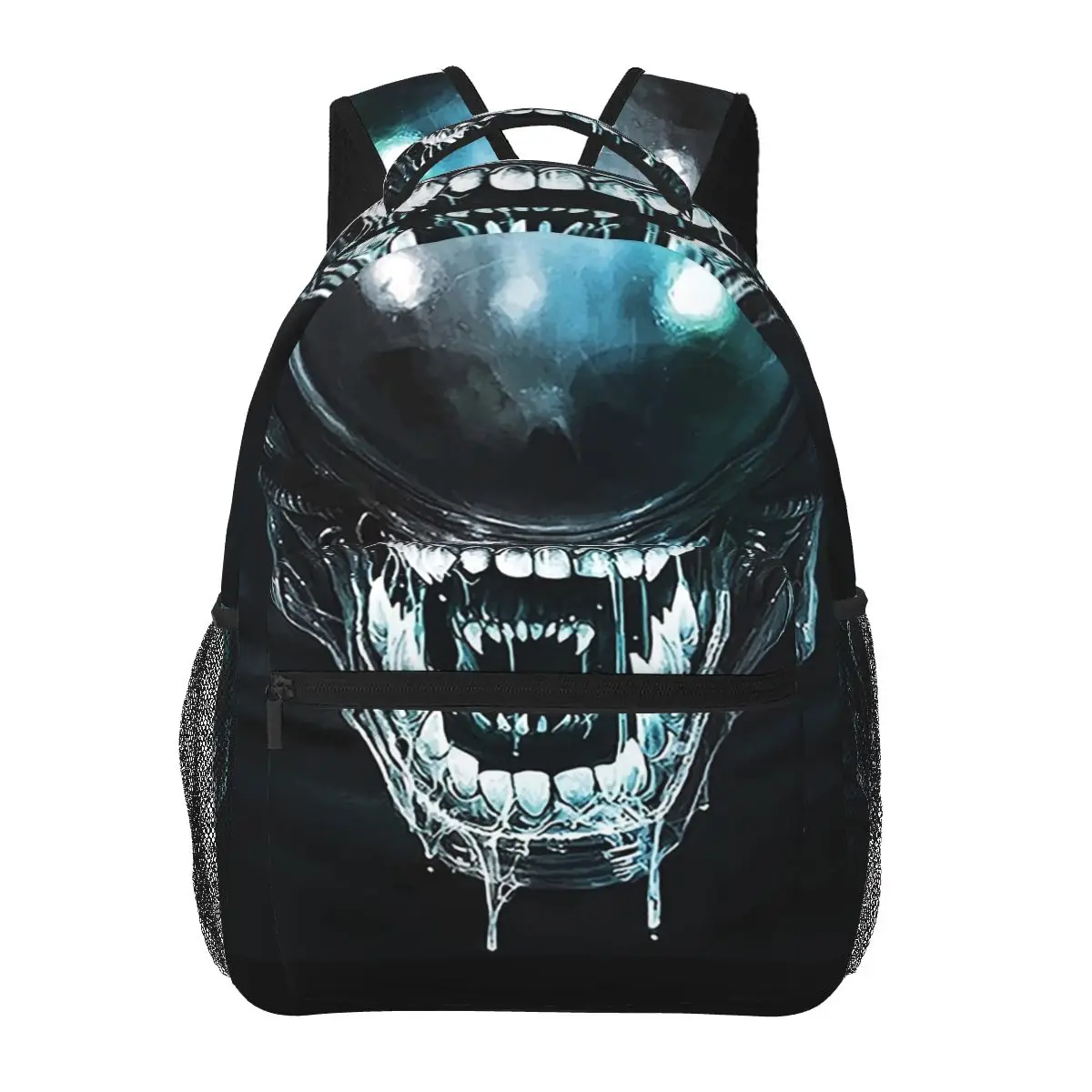 Xenomorph Alien Backpacks Boys Girls Bookbag Students School Bags Cartoon Travel Rucksack Shoulder Bag Large Capacity