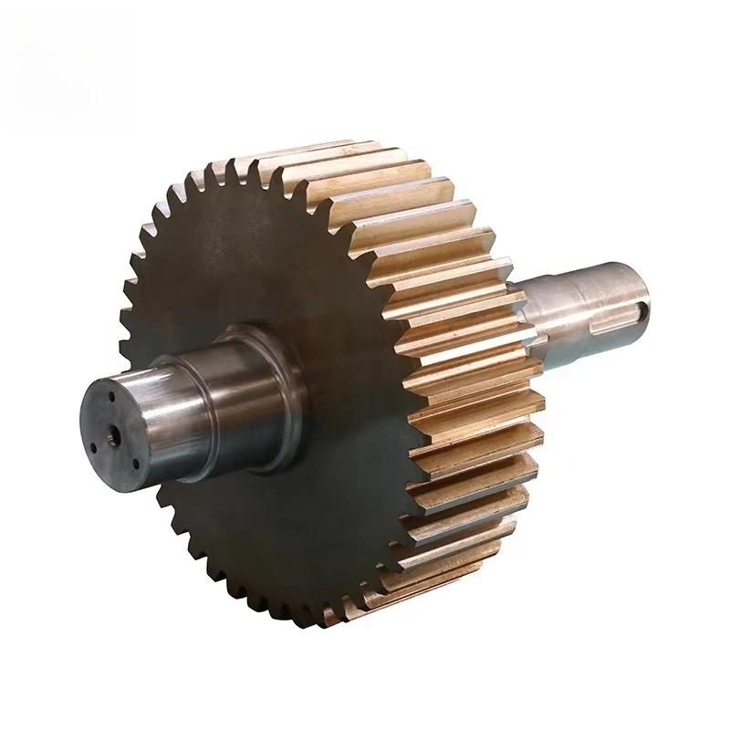 

Custom CNC Machining Forging Large Diameter Pinion Shaft CNC Machining 42CrMo Transmission Large Gear Shaft