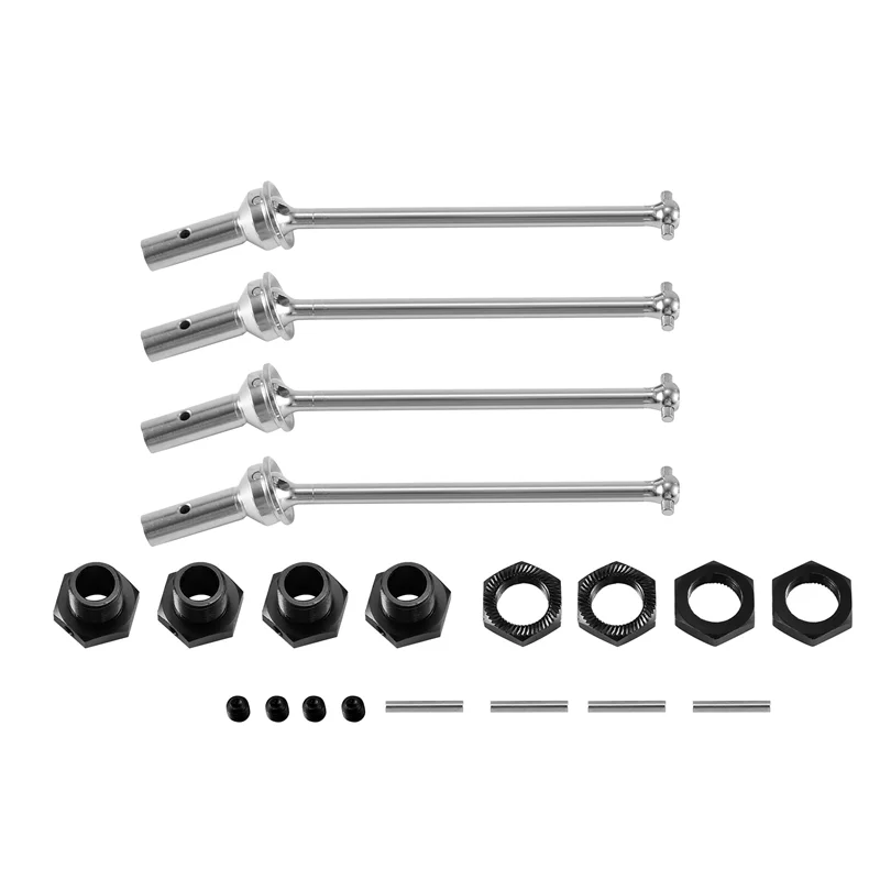

JY-Drive Shaft With 17Mm Hex For Arrma 1/7 Infraction Limitless Felony 1/8 Typhon RC Car Parts 3