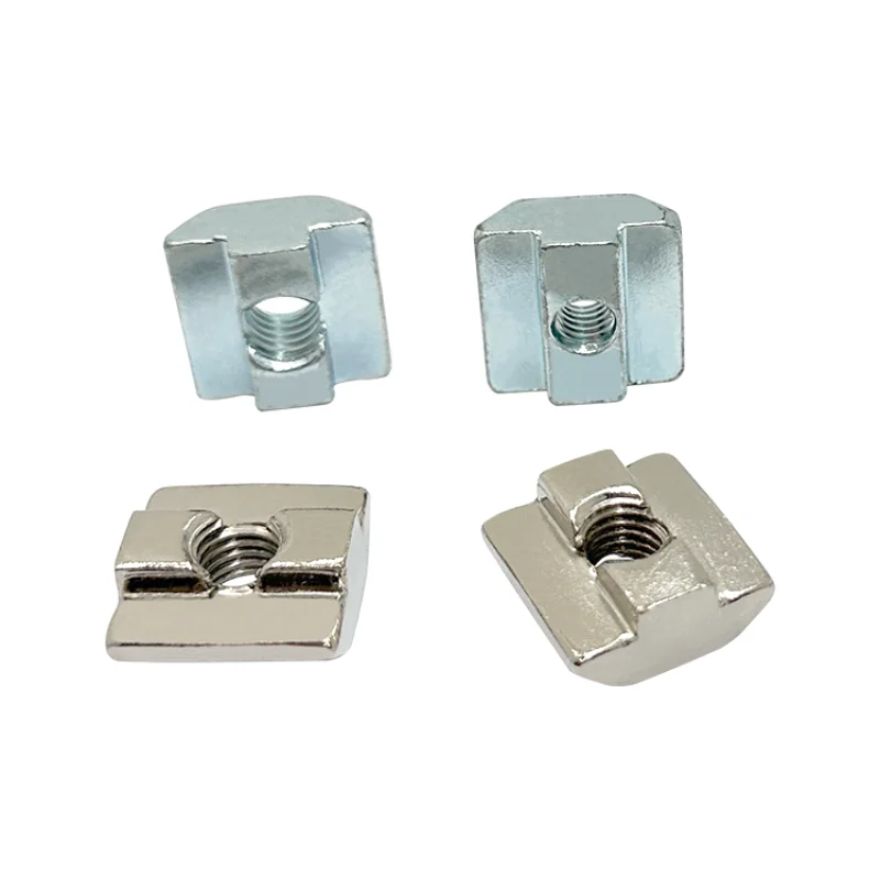 M3 M4 M5 M6 M8 M10 T Block Square nuts T-Track Sliding Hammer Nut EU20 EU30 EU40 EU45 Zinc Plated Carbon Steel