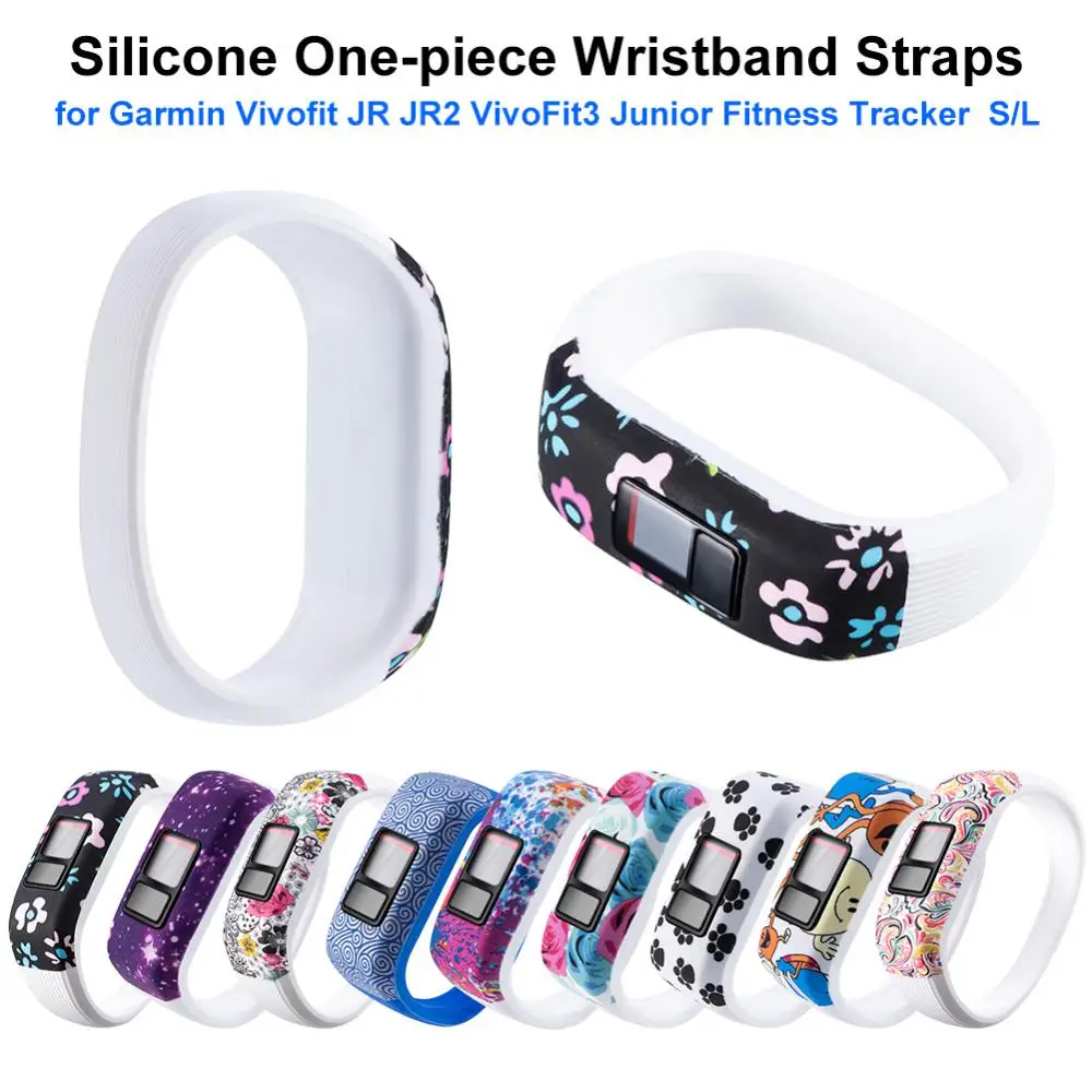 9colors Soft Wrist Bracelet Band Strap Holder for Garmin VivoFit JR for Garmin VivoFit JR2 Vivofit 3