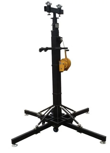 High Quality Aluminum Customized Portable Line Array Crank Speaker Truss Display Lifting Tower Crank Frame
