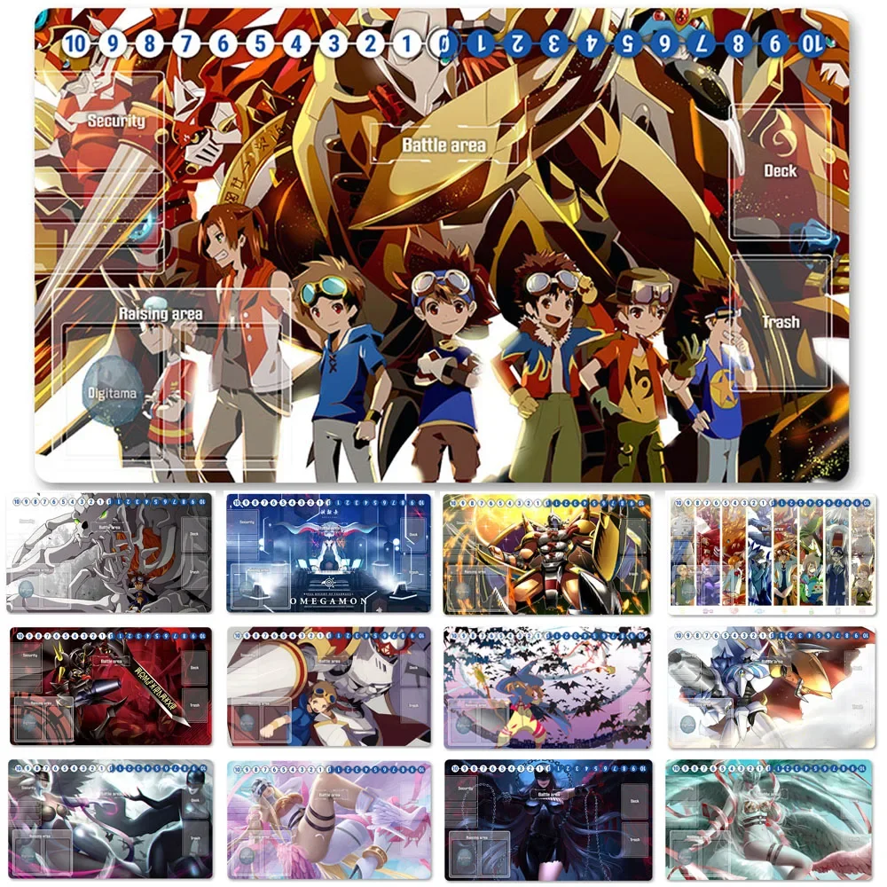 

Board Game Digimon Playmat Table Mat Size 60X35 cm Mousepad Play Mats Compatible for DTCG TCG CCG-1855747