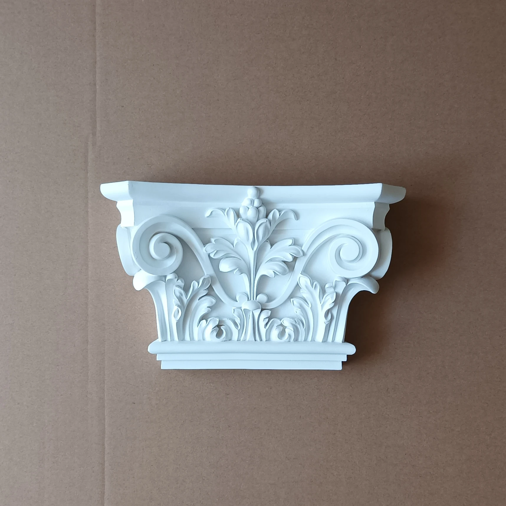 PU Roman Pillar Capital Column top Wall Moulding Decorative component of House Renovation Polyurethane Ornament