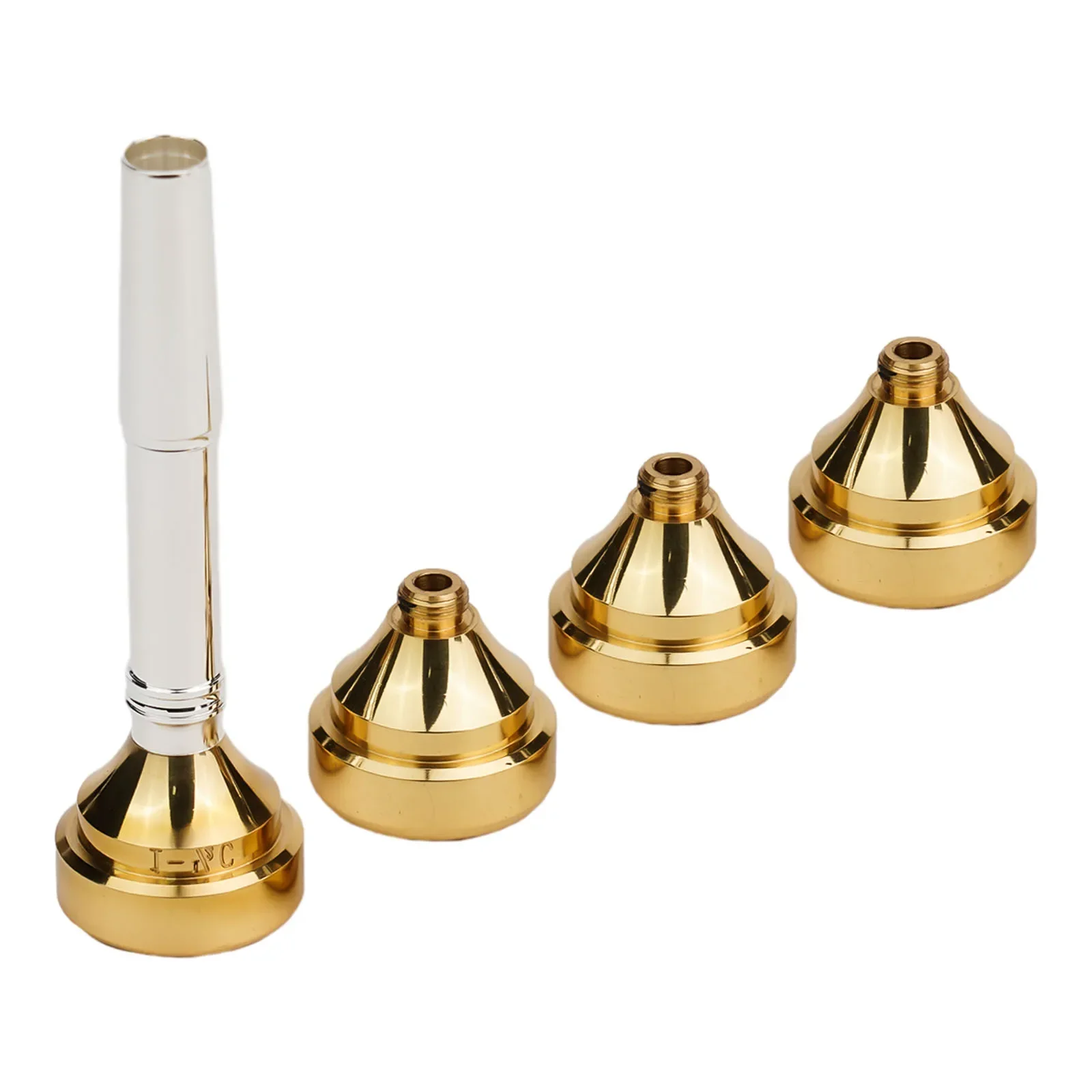 

New Practical Useful Mouthpieces Set Trumpet Kit Mouthpiece Parts Plated 7C 5C 3C 1.5C Accessories Brass Copper