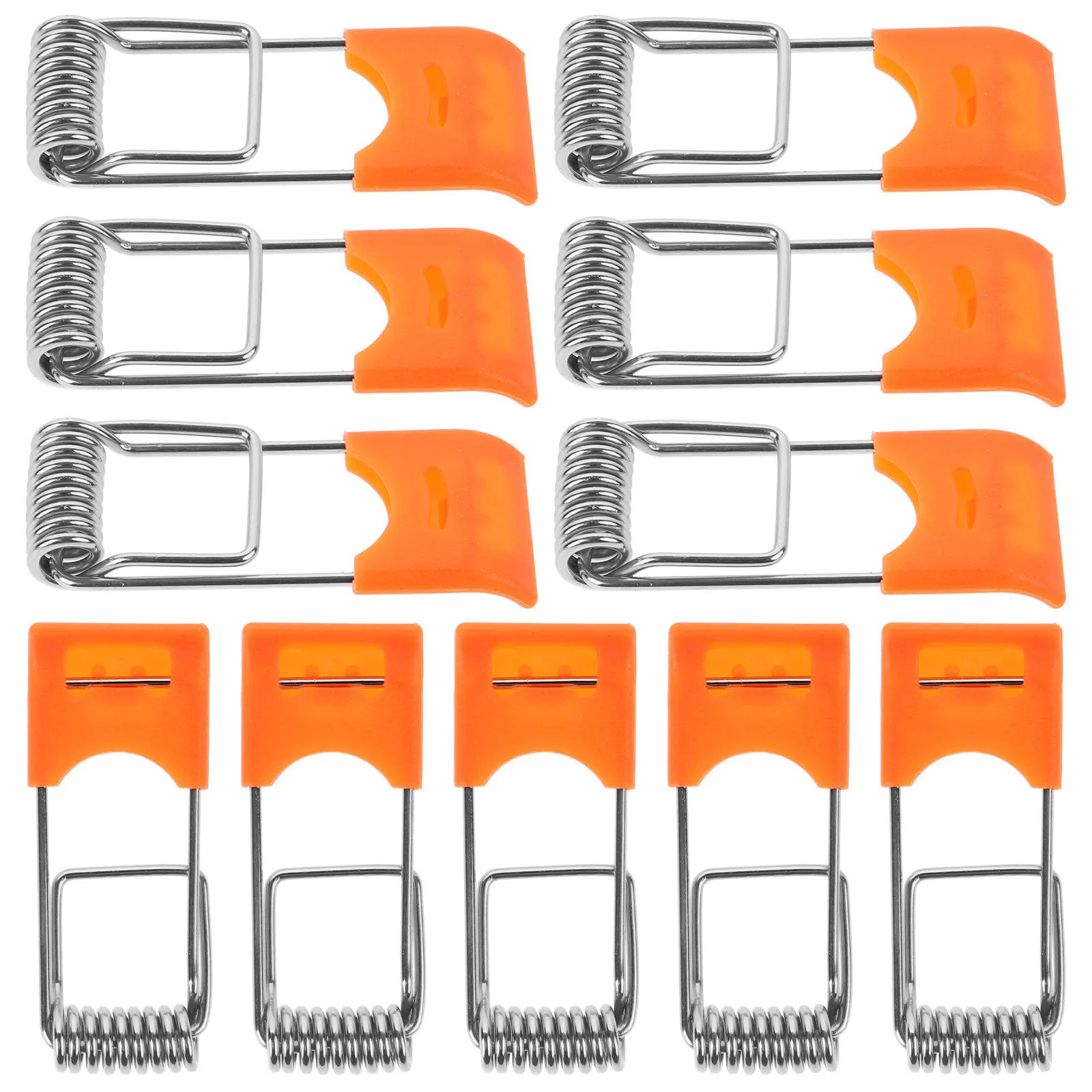 100 Pcs Clips Light Securing Clamps Downlight Panel Spring Indoor Fixed for Retaining