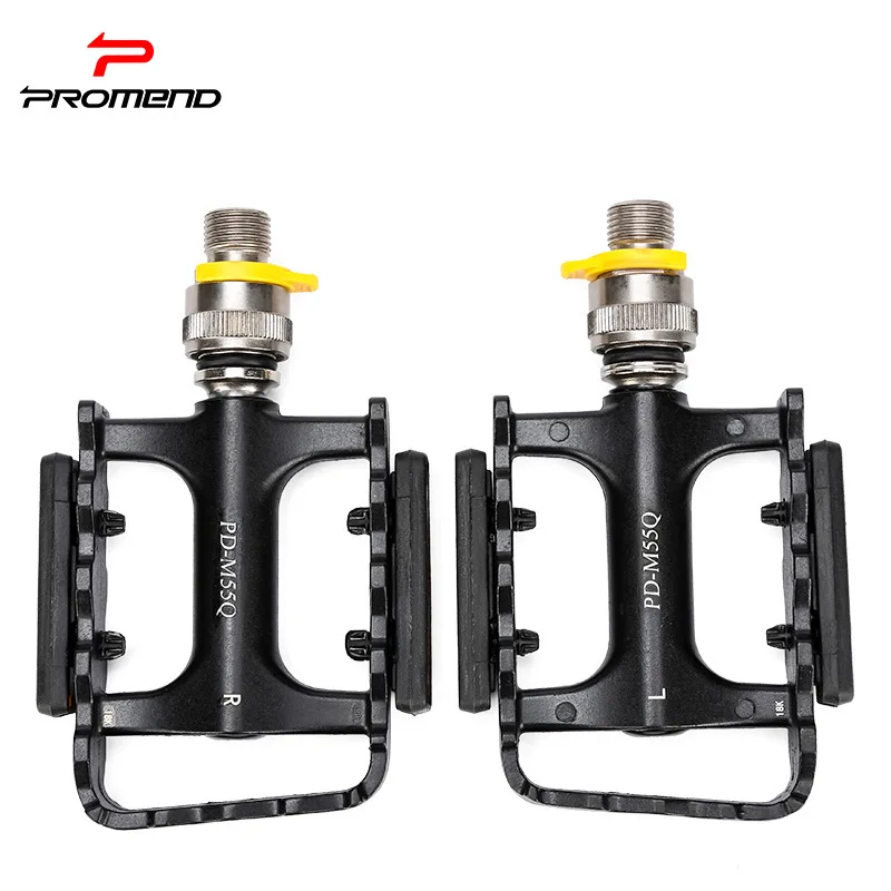 

Promend PD-M55Q Quick Release Pedals Aluminum Alloy Bearing Folding Bike Safety Reflective Pedal Bicycle Part Accessories