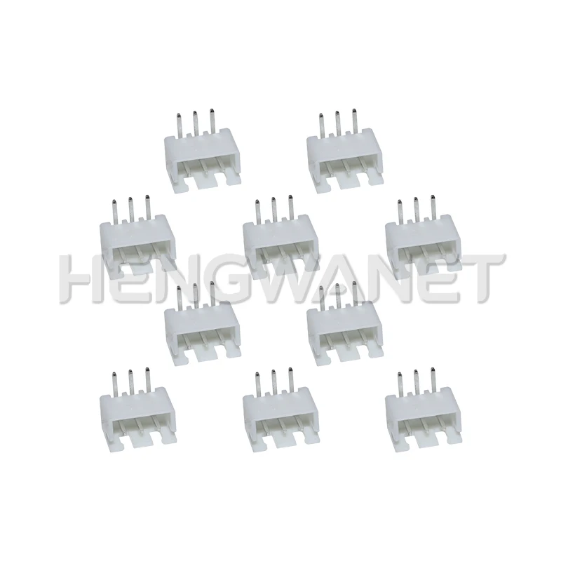 50PCS/Lot XH2.54 Right Angle Pin Header Connector 2P 3P 4P 5P 6P 2.54mm Pitch XH For PCB JST