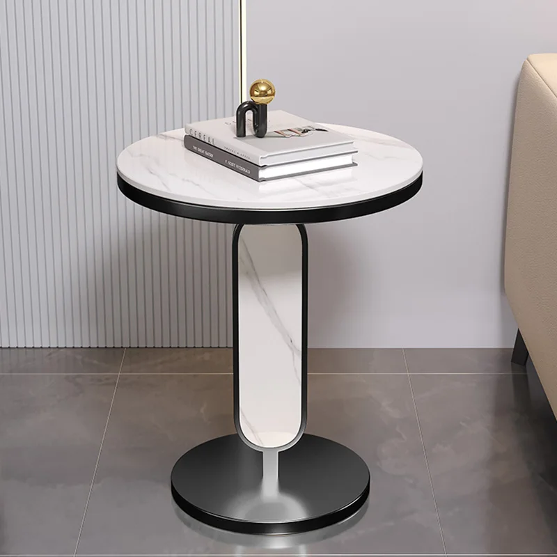 Auxiliary Coffee Tables Luxury Round Mobile Small Elegant Designer Side Table Living Room Zigon Sehpa Home Furniture MQ50CJ