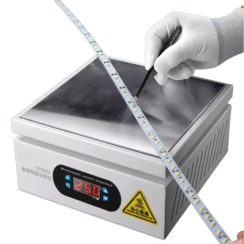 100*100 مللي متر محطة التدفئة الرقمية منصة التسخين الإلكترونية لوح تسخين صيانة محطة التدفئة لإصلاح شاشة PCB LCD