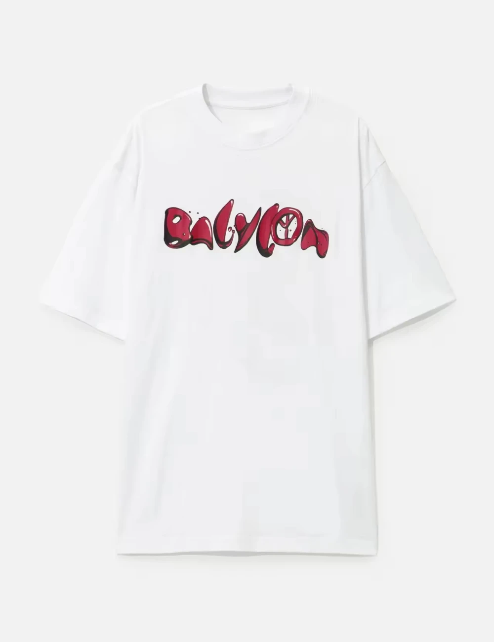 

Babyl BLOOD Street Fashion Pattern Letter Printing Summer Luxury Brand Cotton Men's and Women's T-Shirts Short Sleeves