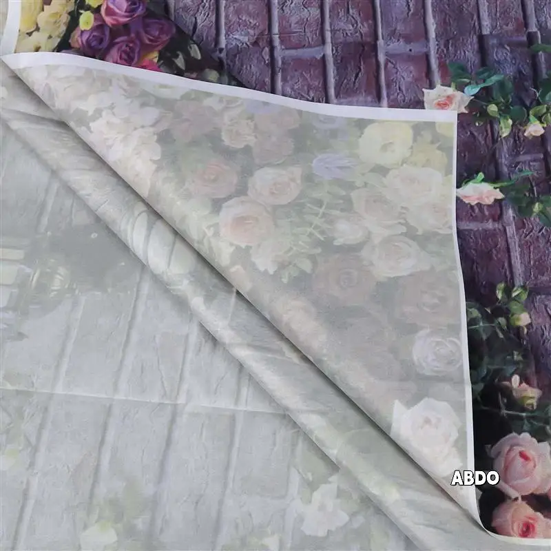 

3Pcs 7X5ft Flowers Wall Photography Backdrops Brick Backdrop Spring Stuido Background