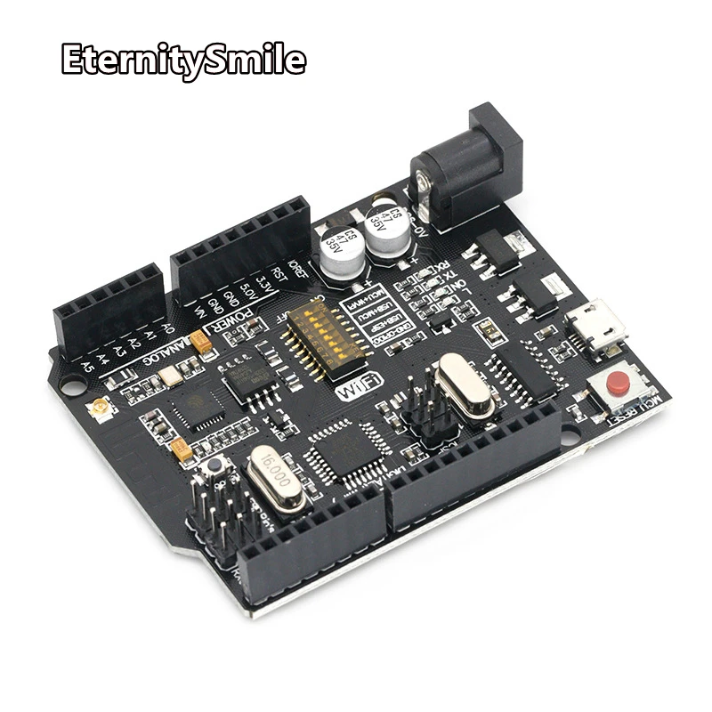 UNO + WiFi R3 ATmega328P + ESP8266 (Memoria de 32Mb), USB-TTL CH340G para Arduino Uno, NodeMCU, WeMos ESP8266, novedad