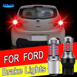 2pcs LED Brake Stop Lights Blubs P21/5W No Error For Ford Windstar Explorer B-MAX Ecosport Fiesta MK6/7/8 Fusion Focus MK1/2/3