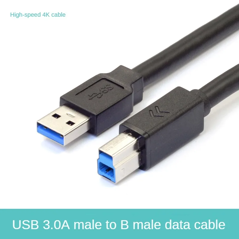 Myritu Feisi High Speed USB 3.0 Printer Cable a to B Type-B Data Cable for 4K Camera Digital Back 1.5m 3m 5m 10m Options Availab