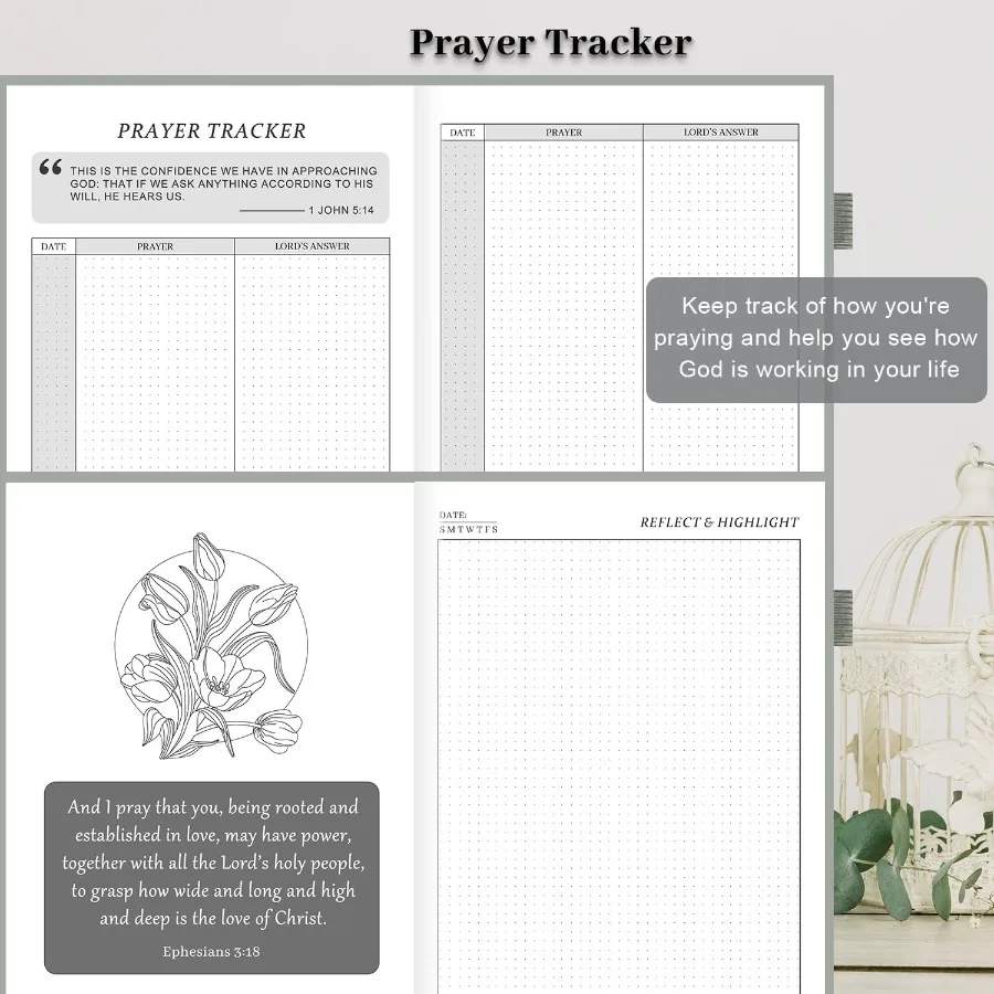 Jurnal Studi Alkitab dan Jurnal Doa dengan Pelacak Pembacaan Alkitab, Jurnal Pemetaan Vee, Perencana Kebudayaan Kristen dan Keimanan, Catatan Gereja