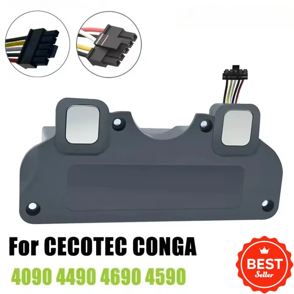 12800mAh 14.4V Large Capacity Long Service Life Perfect Fit CECOTEC CONGA 4090 4490 4590 4690 Robot Vacuum Rechargeable Battery