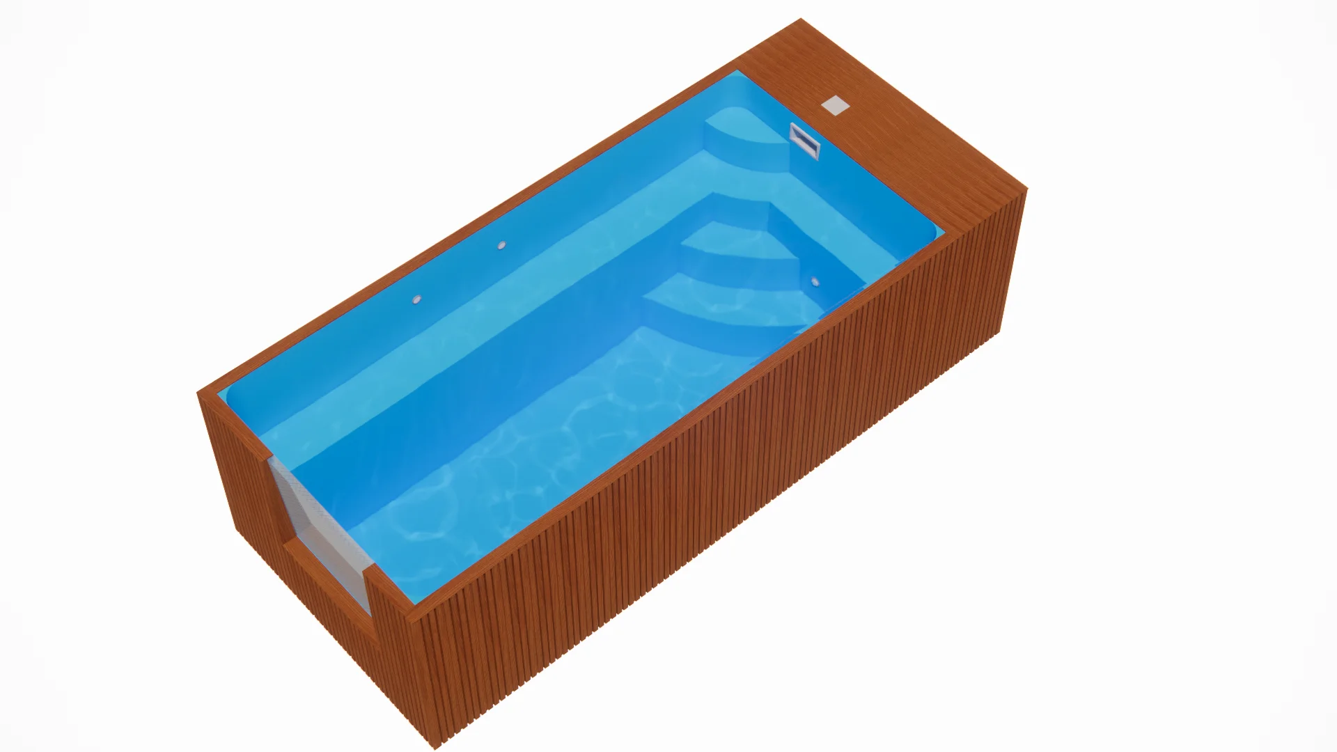 4.5 Meter FRP Buried Container Swimming Pool Manufacturer Custom Outdoor Fiberglass Pool for Home Villa Use Children-Friendly
