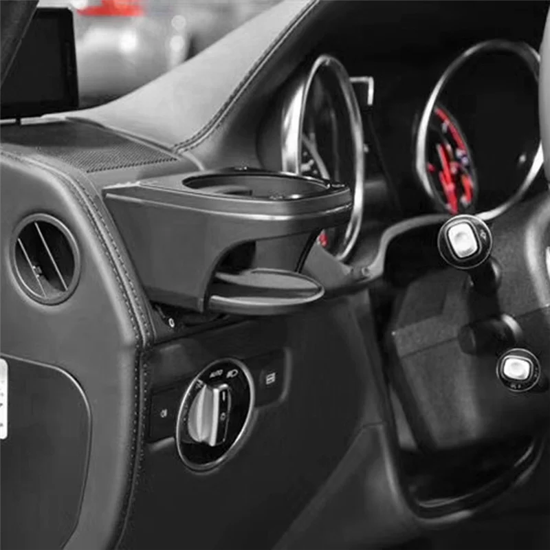 

Firmly Car Storage Box Cup Holder Kit For Mercedes Benz G-Class W463 G500 G55 G350 G63 G65 Gap Slot Sundries Storage Organizer