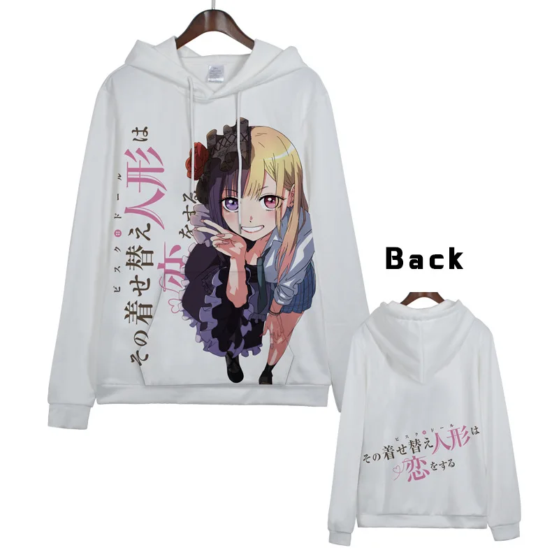 

Anime Cute Hoodie My Dress-Up Darling Kitagawa Marin Women Girl Man Costume Pullover Hoody Jumper Hoodie Sweatshirt Hooded Sweat