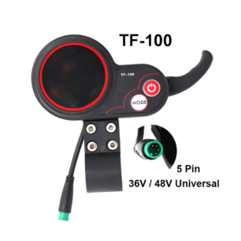 TF-100 Scooter elettrico strumento LCD Controller acceleratore per bicicletta interruttore di alimentazione manubrio dell\'acceleratore accessori per