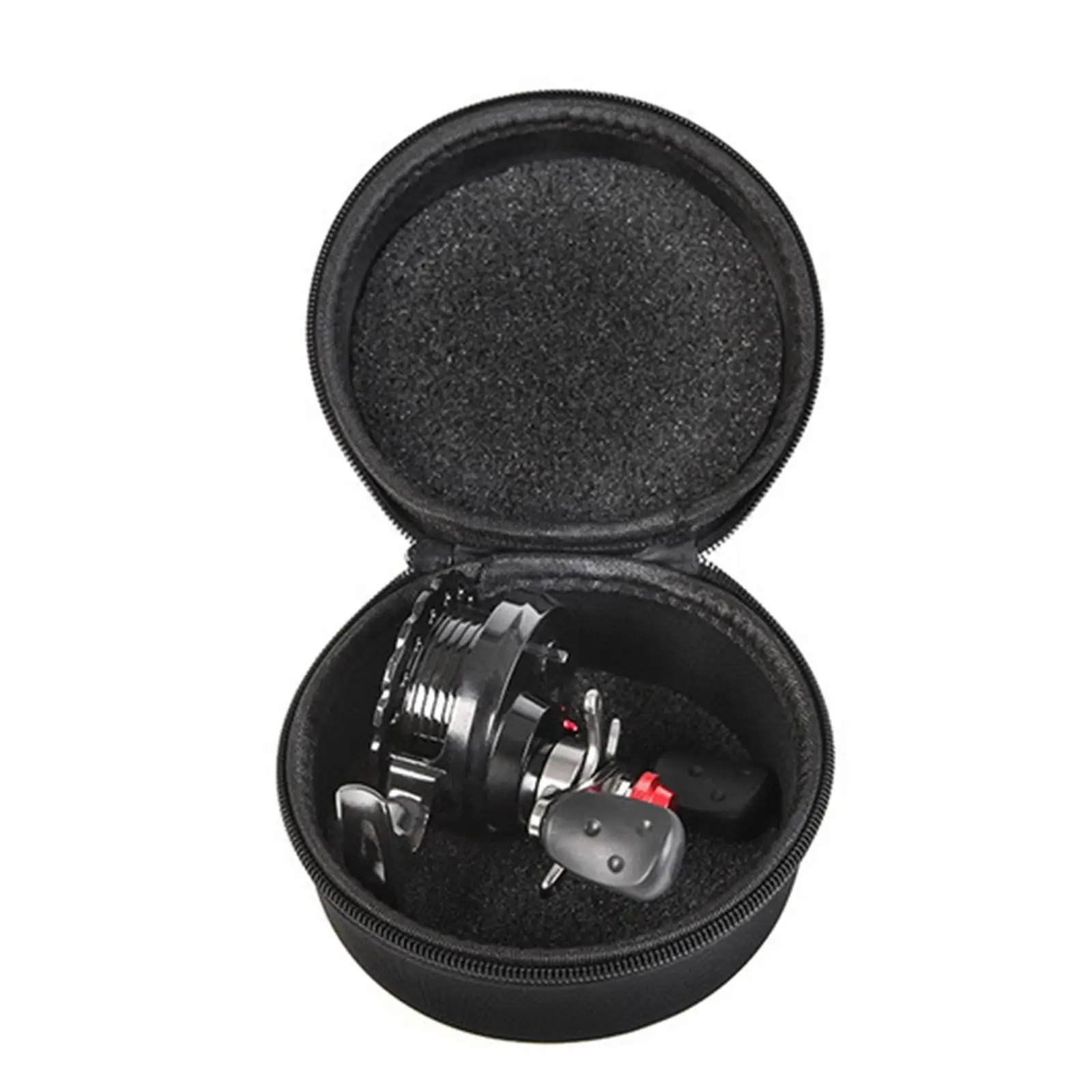 المحمولة جولة إيفا الصيد بكرة الحقيبة للصدمات الصيد حقيبة التخزين ل baitcast طبل طوف الصيد في الهواء الطلق الملحقات #1