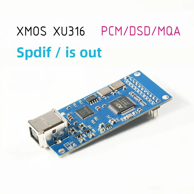 XMOS XU316 USB Digital Interface Supports MQA Full Expansion DSD512 PCM768