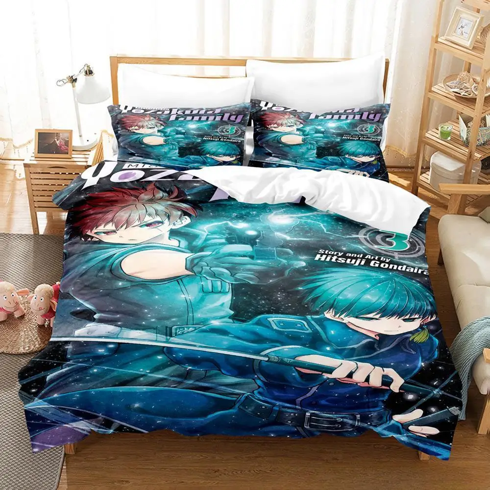 

3d Print Anime Mission: Yozakura Family Bedding Set Single Twin Full Queen King Size Bed Set Adult Kid Bedroom Duvet Cover Sets