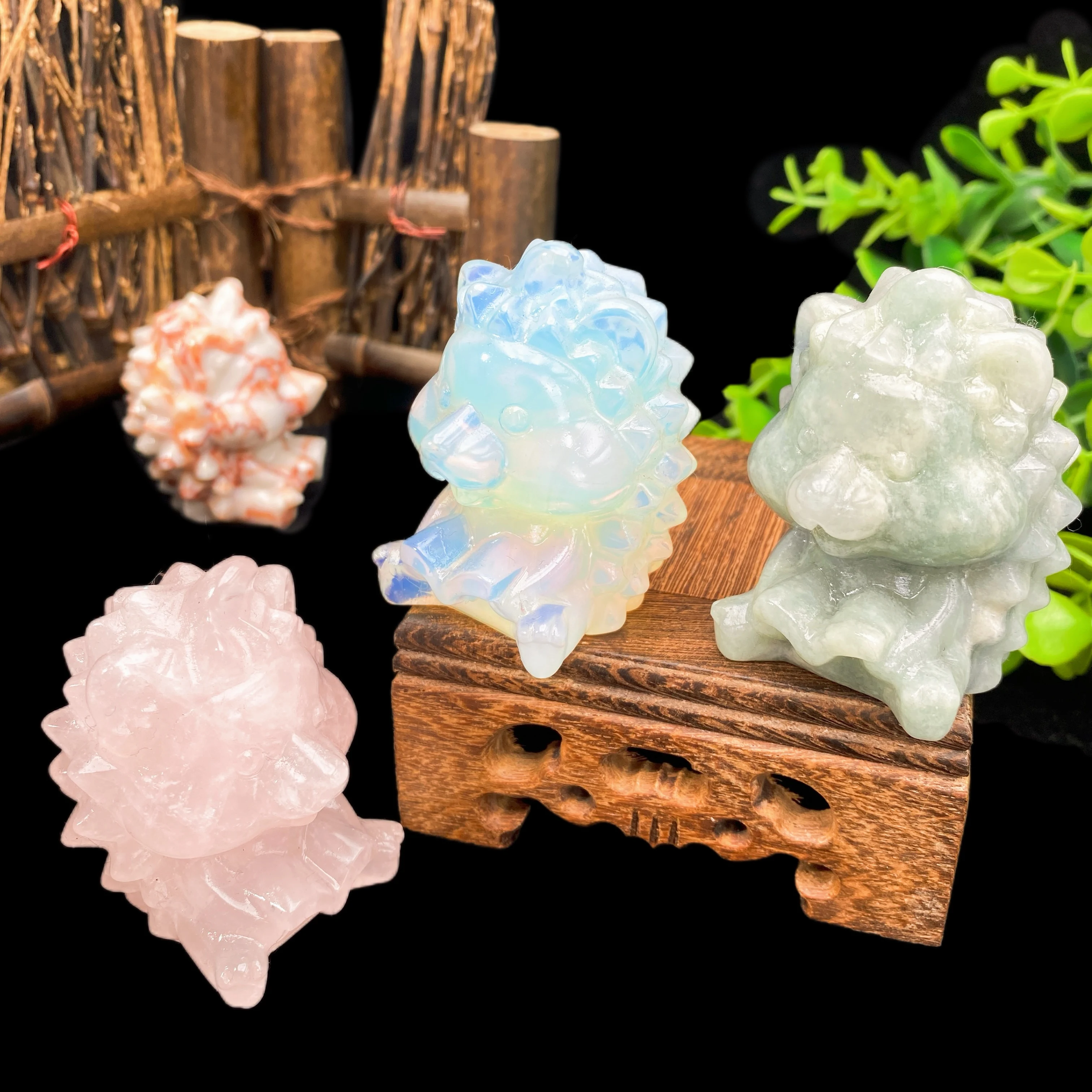 One Item One Photo Multi-material Hedgehog,Stone Collections,Excellent Gifts,Family And Friends Gift,Home Decoration.