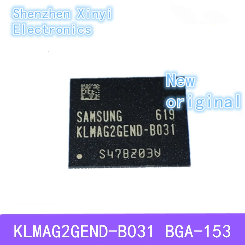 

New original memory chip KLMAG2GEND-B031 BGA-153 KLMAG2GEND EMMC flash memory chip 16g