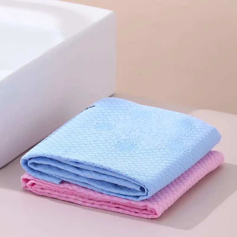 2 Pack Microfiber Hair Towels Super Absorbent Quick Drying Soft Waffle Weave Bath for Women Men Kids Wet Curly Long Home