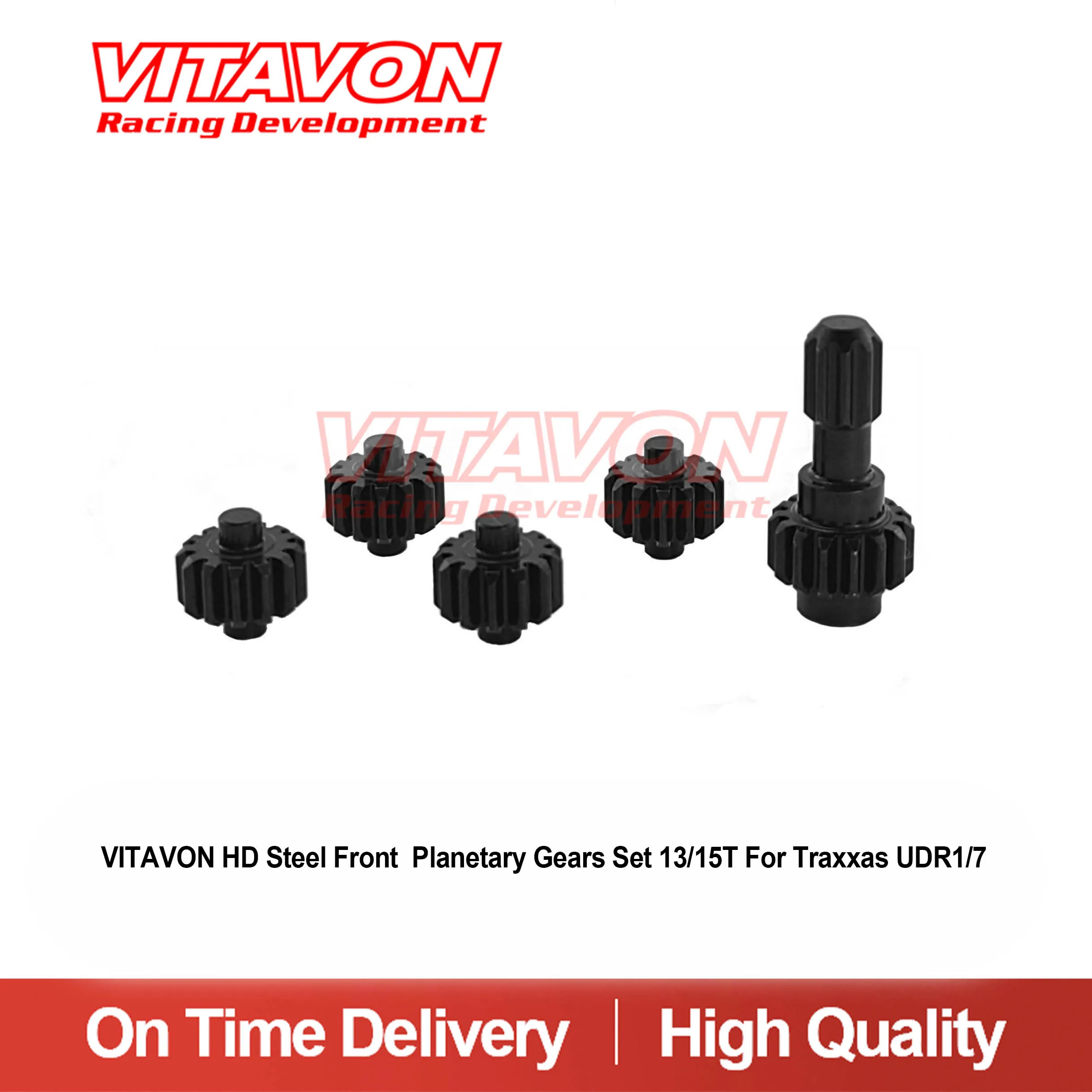 

VITAVON HD стальной планетарный Передний фонарь 13/15T для Traxxas UDR1/7