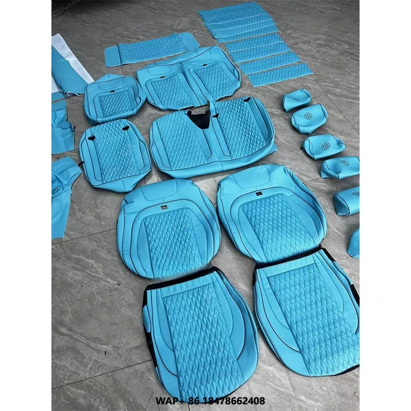 Factory New Design Luxury Original Car Seat Cover Diamond Stitching Custom Fit Leather Car Seat Covers  G Class