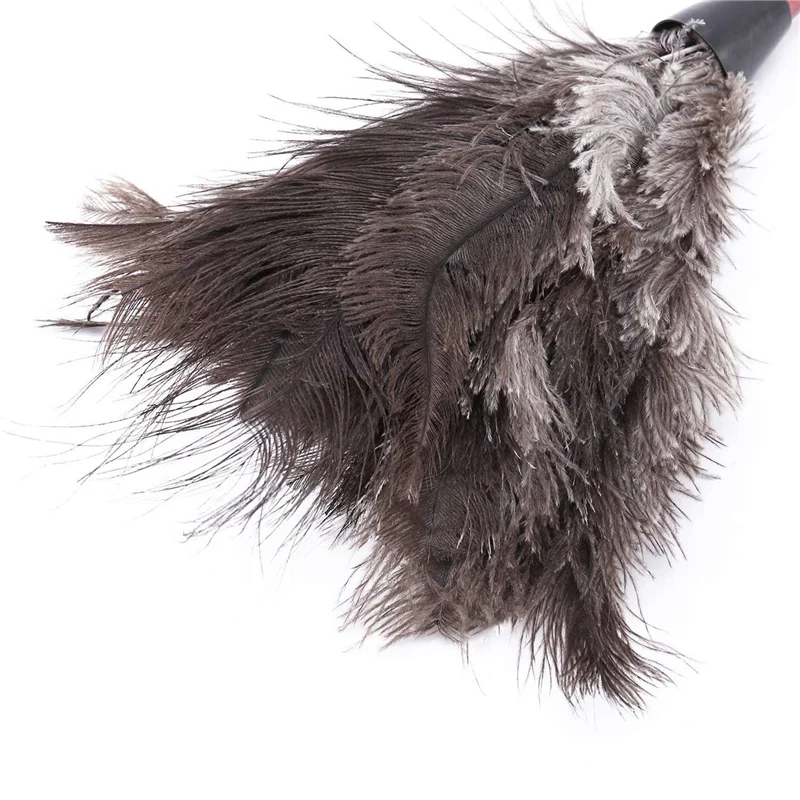 2X منفضة ريش تنظيف النعام منفضة ريش النعام منفضة ريش النعام الريش الناعم