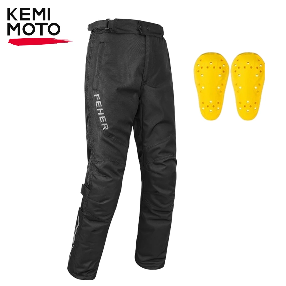 

Motorcycle Winter Trousers Riding Quick-release Pants Warm Thermal Motorbike Soft Protective Gear Windproof Waterproof Motocross