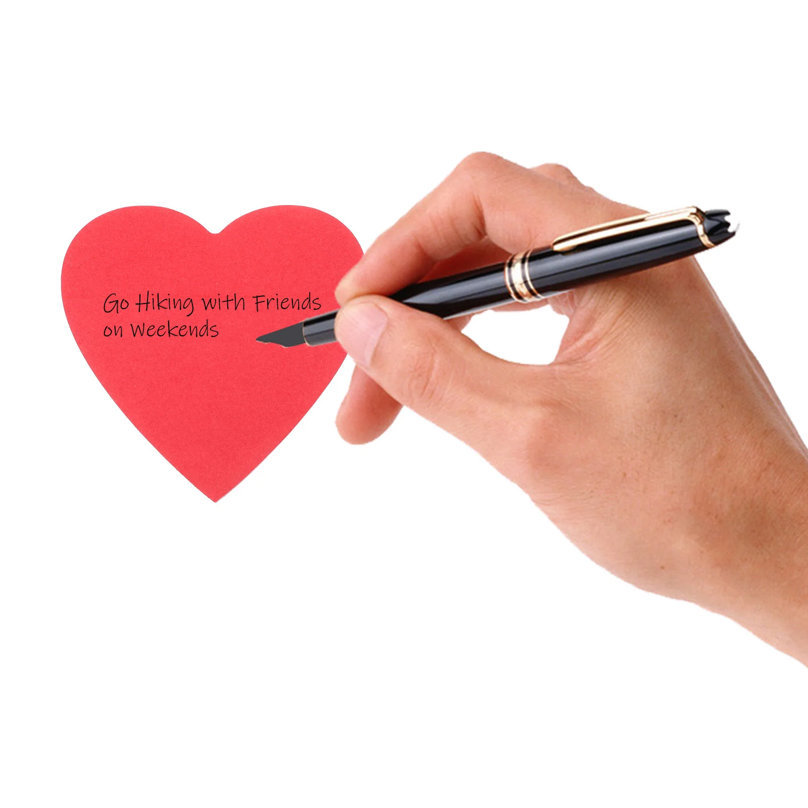 5 Bücher Red Love Note Multifunktions-Aufkleber liefern selbstklebende Memo Auto Notebook Papierblöcke Mutter Wohnaccessoires