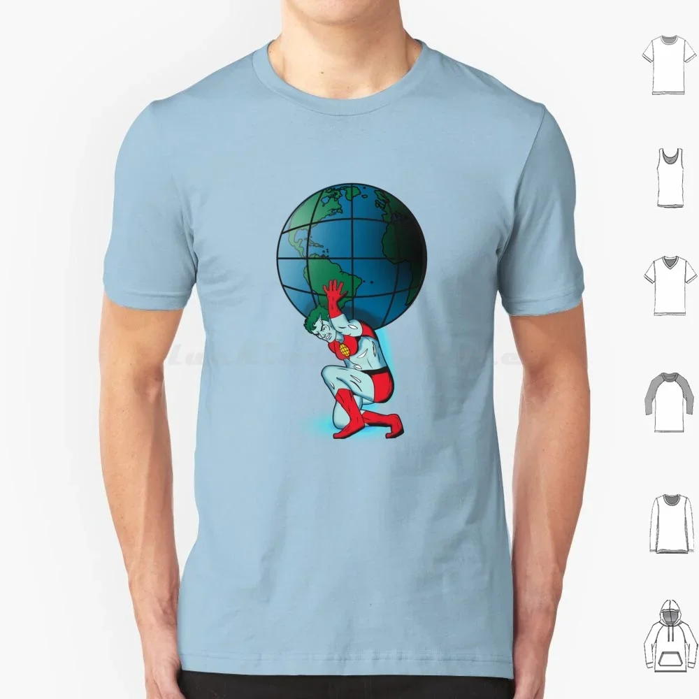 Saving The Planet T Shirt Men Women Kids 6Xl Humour Captain Planet Pop Culture Sky Star Earth Wind Piercek25 90S Cartoon Comic