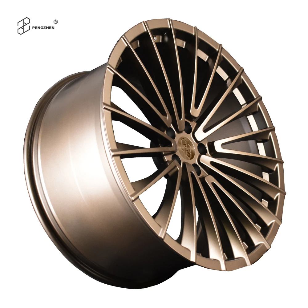 For  Multi Spoke 5x120 5x112 19 20 21 22 Inch Bronze Concave Alloy Forged Car Rim for BMW X5 M50i 35i E40 E53 E70 G05 F15