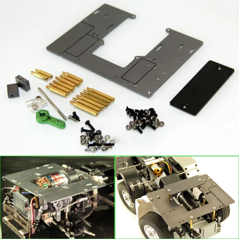 

Металлический пол кабины в масштабе 1:14 для радиоуправляемого грузовика Tamiya SCANIA BENZ 56357 56352, автомобиль MAN