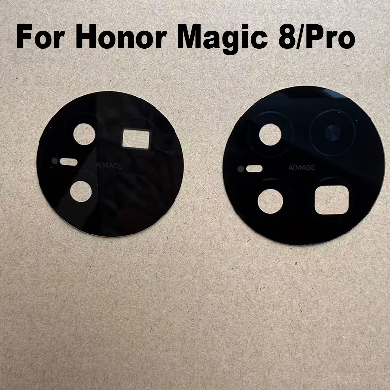 New For Huawei Honor Magic8 Pro Back Camera Glass Rear Lens With Adhesive Sticker Replacement Magic 8 Pro